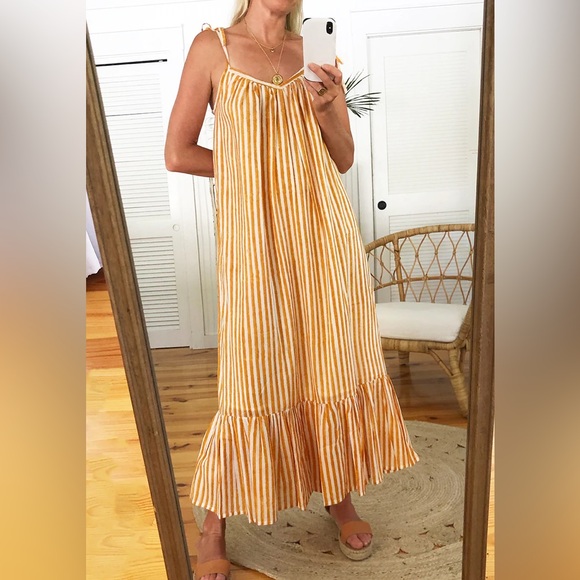 Emerson Fry Dresses & Skirts - India sundress in marigold stripe